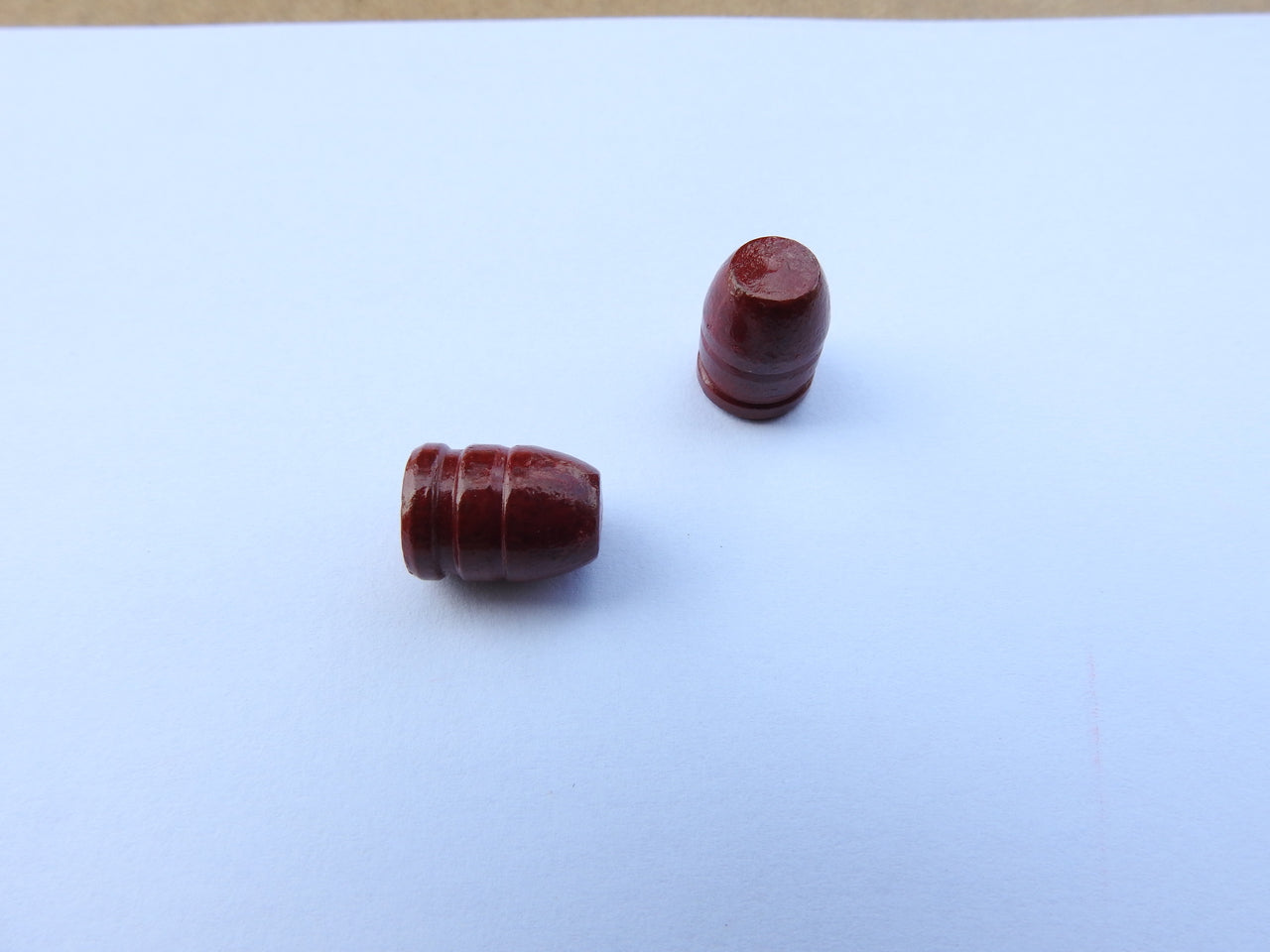 .45 Long Colt 225 Grain Round Nose Flat Point - Red Coated