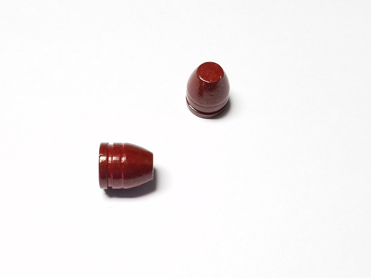 .45 Long Colt 180 Grain Round Nose Flat Point - Red Coated