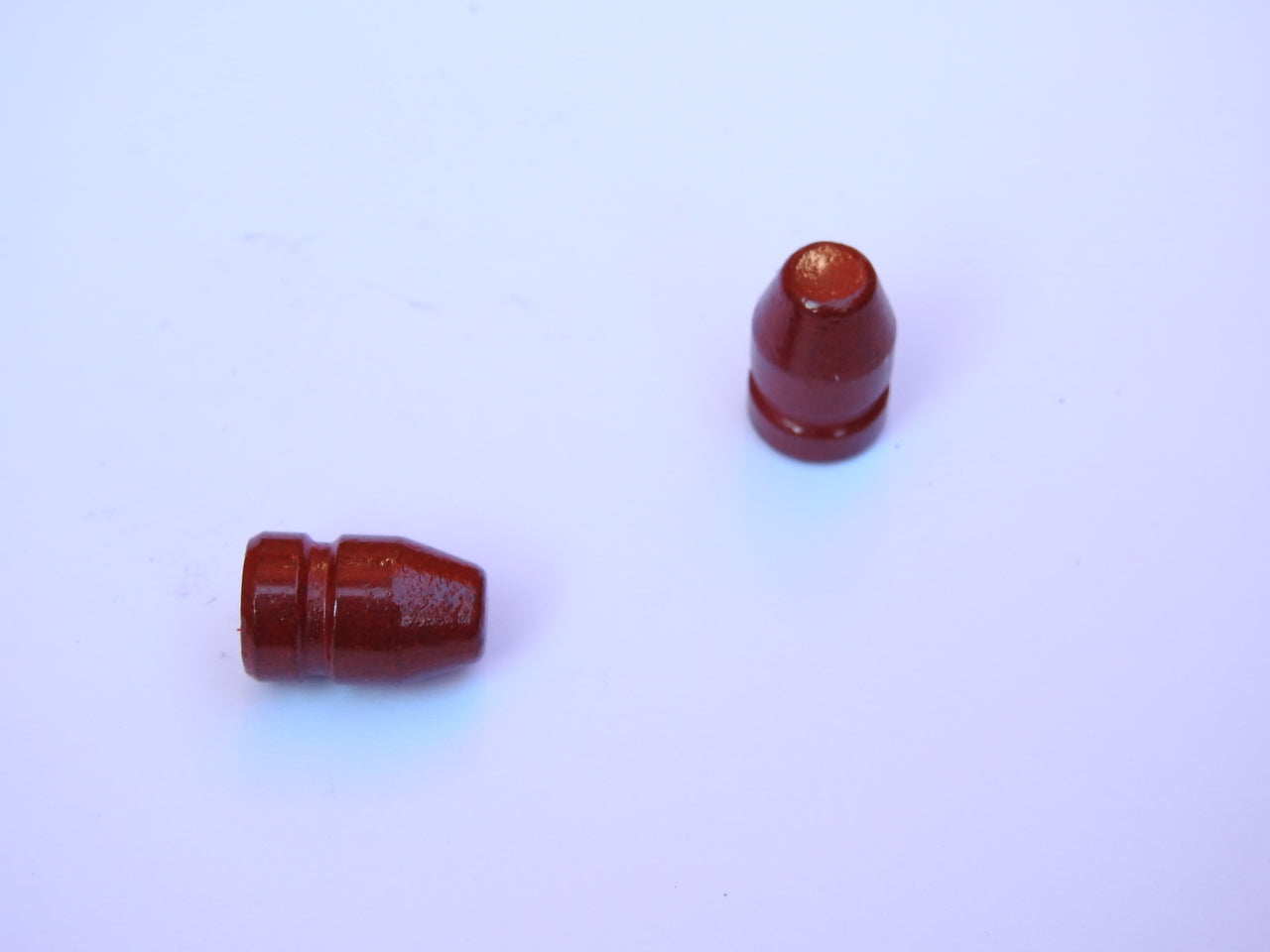 .40 S&W 220 Grain Flat Point -  Red Coated